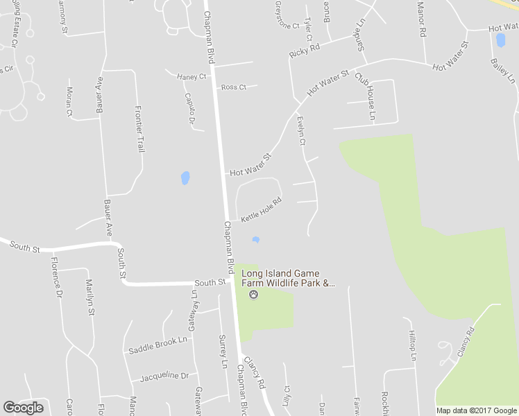 map of restaurants, bars, coffee shops, grocery stores, and more near 30 Kettle Hole Road in Manorville