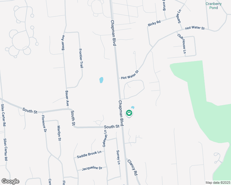 map of restaurants, bars, coffee shops, grocery stores, and more near 1 Kettle Hole Road in Manorville