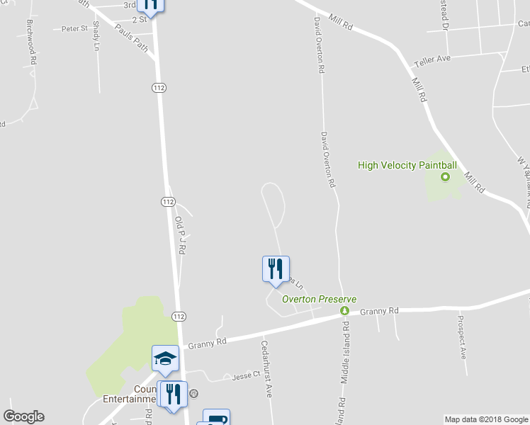 map of restaurants, bars, coffee shops, grocery stores, and more near 161 Kettles Lane in Medford