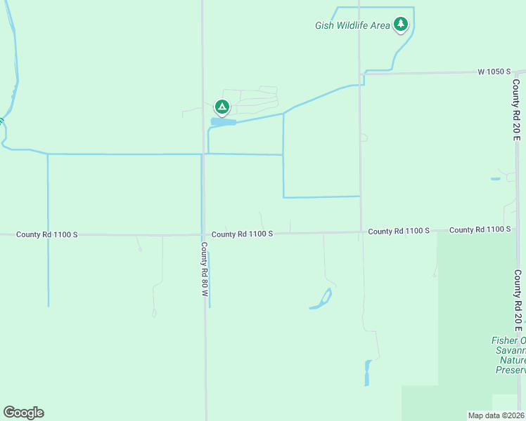 map of restaurants, bars, coffee shops, grocery stores, and more near 688 County Road 1100 South in Rensselaer