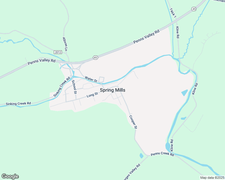 map of restaurants, bars, coffee shops, grocery stores, and more near in Spring Mills