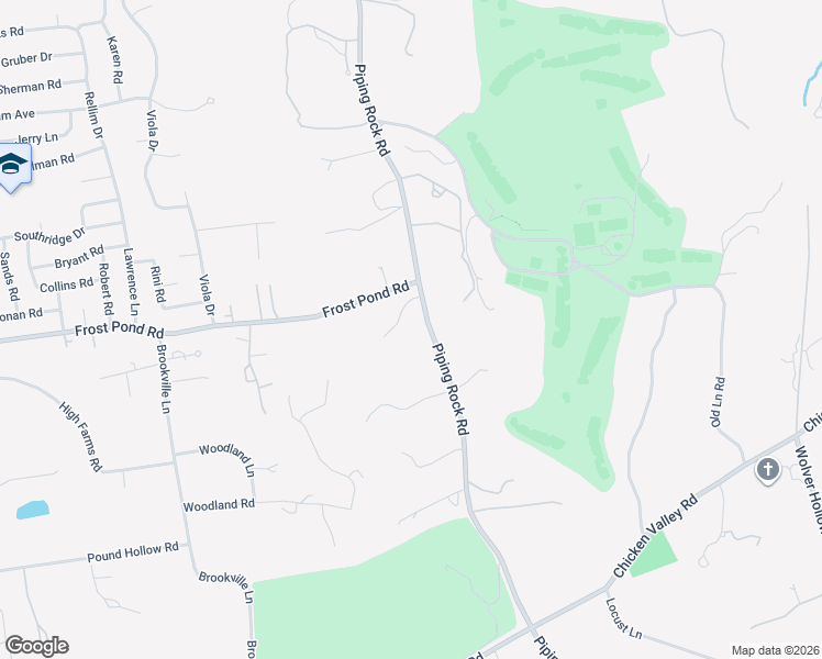 map of restaurants, bars, coffee shops, grocery stores, and more near 285 Piping Rock Road in Locust Valley