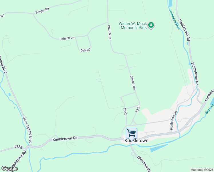 map of restaurants, bars, coffee shops, grocery stores, and more near 35 Woodview Hills in Kunkletown