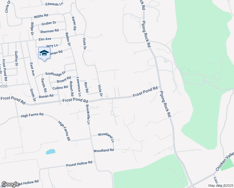 map of restaurants, bars, coffee shops, grocery stores, and more near 363 Frost Pond Road in Glen Head