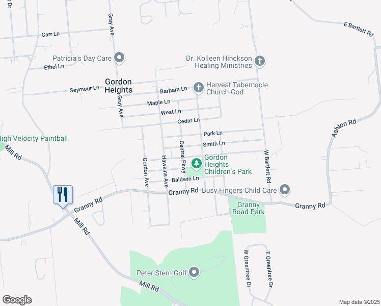 map of restaurants, bars, coffee shops, grocery stores, and more near 55 Rose Lane in Medford