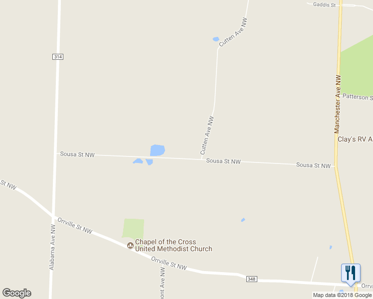 map of restaurants, bars, coffee shops, grocery stores, and more near 14121 Sousa Street Northwest in North Lawrence