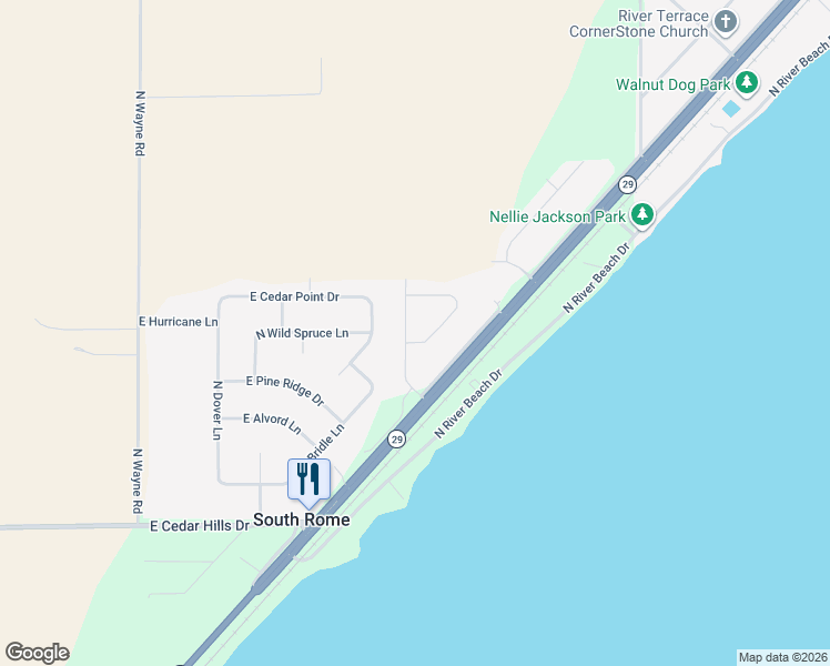 map of restaurants, bars, coffee shops, grocery stores, and more near 3705 Camden Circle in Chillicothe