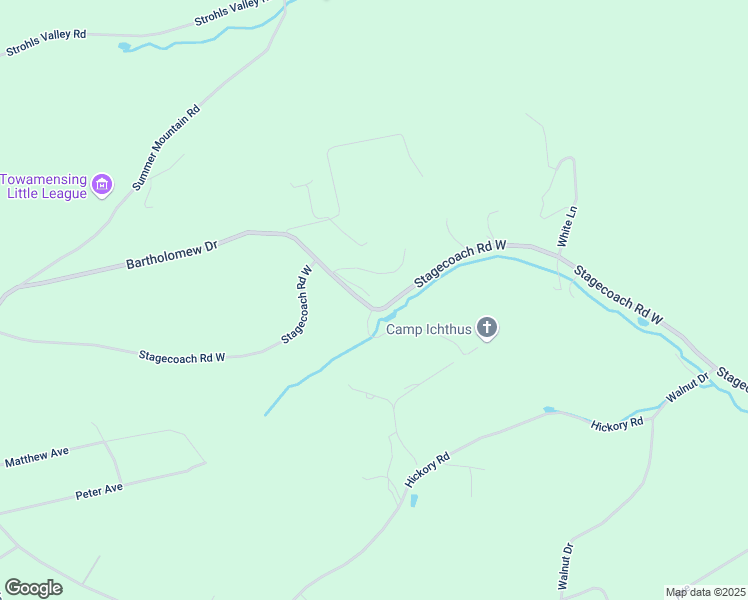 map of restaurants, bars, coffee shops, grocery stores, and more near 2875 Stagecoach Road West in Palmerton