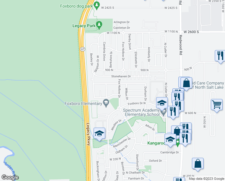 map of restaurants, bars, coffee shops, grocery stores, and more near 1069 Haworth Circle in North Salt Lake