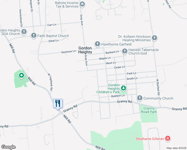 map of restaurants, bars, coffee shops, grocery stores, and more near 27 Rose Court in Medford
