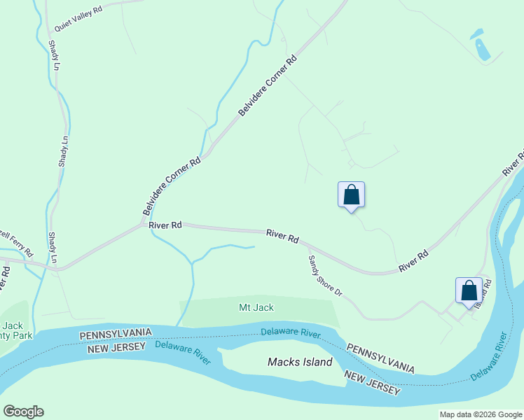 map of restaurants, bars, coffee shops, grocery stores, and more near 1254 River Rd in Mt Bethel