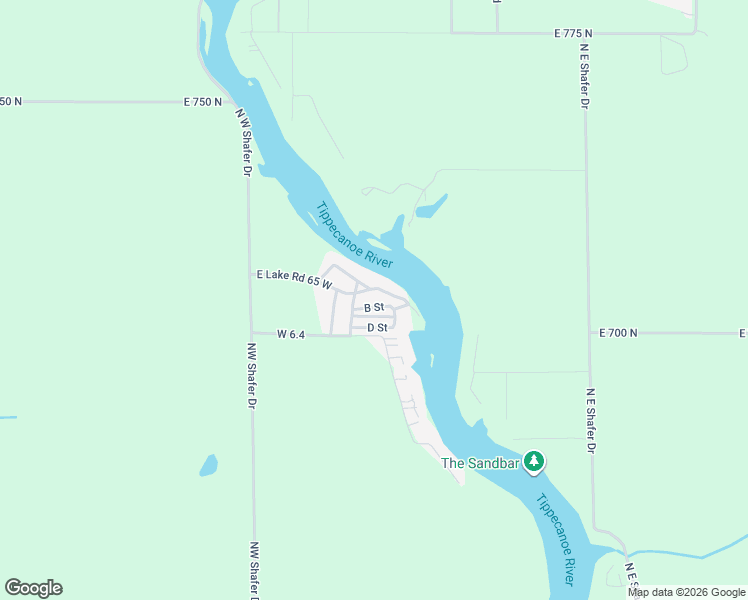 map of restaurants, bars, coffee shops, grocery stores, and more near 5276-5398 E Lake Road 65 West in Monticello