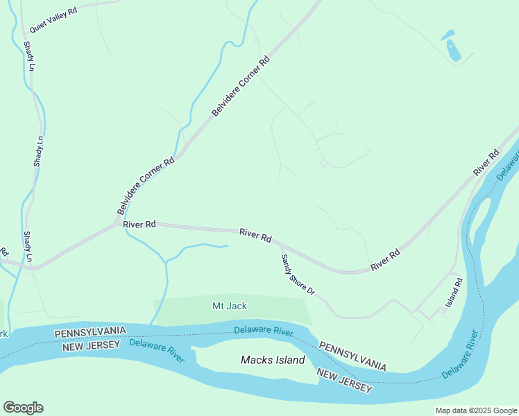 map of restaurants, bars, coffee shops, grocery stores, and more near 1292 River Road in Mount Bethel