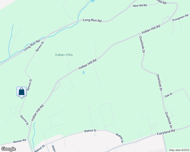 map of restaurants, bars, coffee shops, grocery stores, and more near 1309 Indian Hill Road in Lehighton