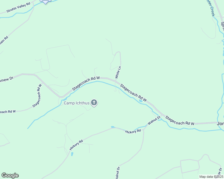 map of restaurants, bars, coffee shops, grocery stores, and more near 3360 Stagecoach Road West in Palmerton