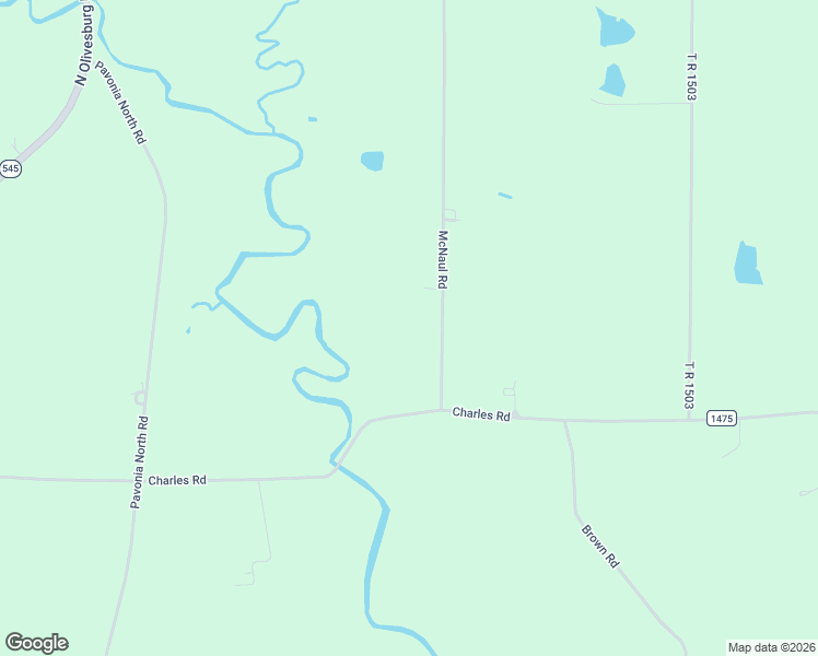 map of restaurants, bars, coffee shops, grocery stores, and more near 3695 McNaul Road in Mansfield