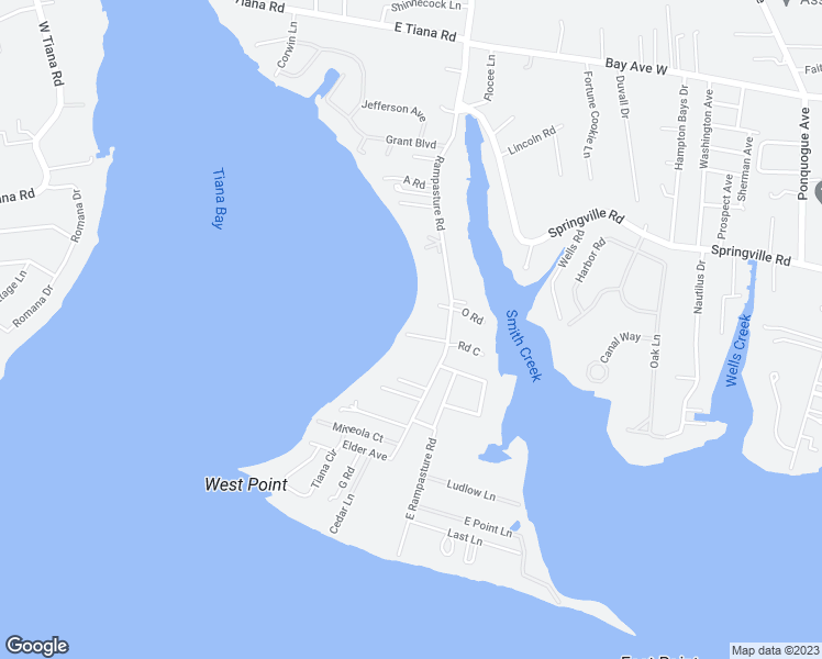 map of restaurants, bars, coffee shops, grocery stores, and more near 48 Rampasture Road in Hampton Bays