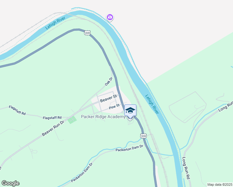 map of restaurants, bars, coffee shops, grocery stores, and more near 160 Mauch Chunk Street in Lehighton