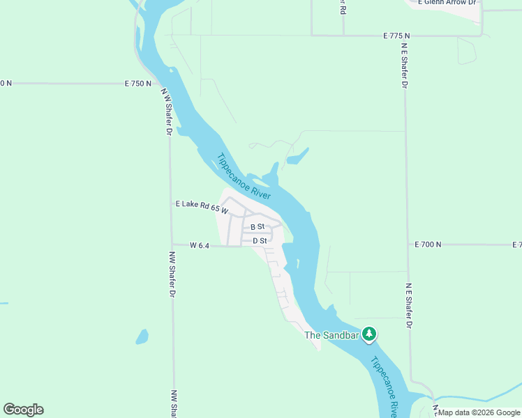 map of restaurants, bars, coffee shops, grocery stores, and more near 5276 East Lake Road 65 West in Monticello