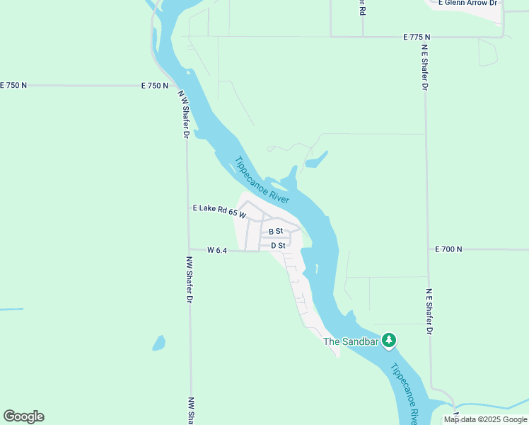 map of restaurants, bars, coffee shops, grocery stores, and more near 7127 North Meredith Drive in Monticello