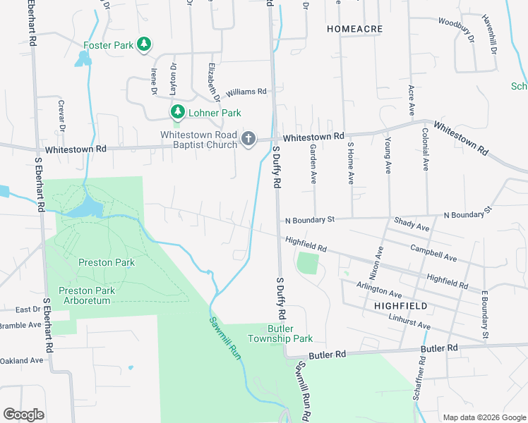 map of restaurants, bars, coffee shops, grocery stores, and more near 408 Preston Drive in Meridian