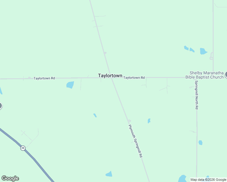 map of restaurants, bars, coffee shops, grocery stores, and more near 3681 Plymouth Springmill Road in Shelby