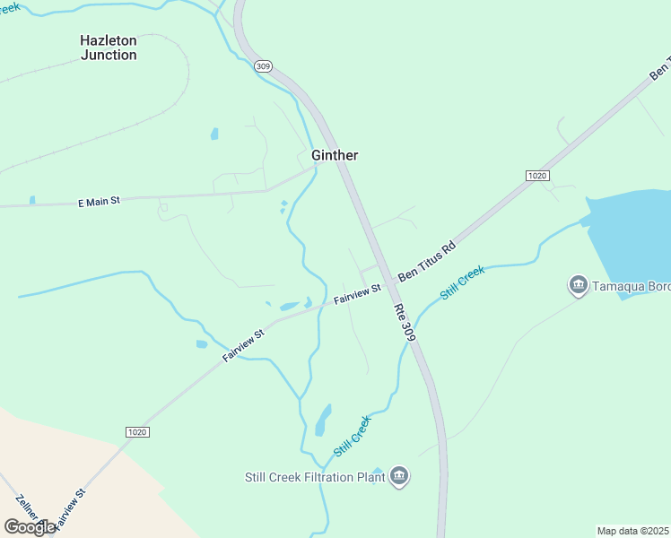 map of restaurants, bars, coffee shops, grocery stores, and more near 5 Madison Avenue in Tamaqua