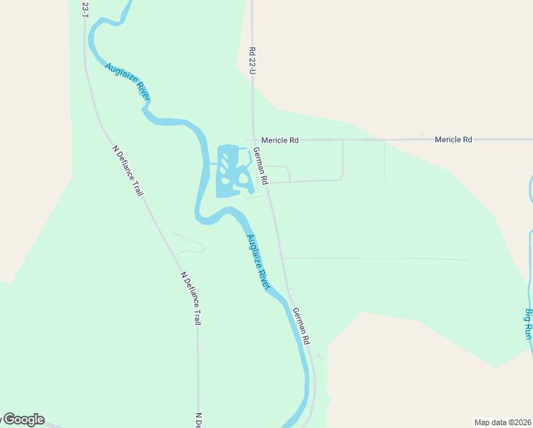 map of restaurants, bars, coffee shops, grocery stores, and more near 8277 German Road in Delphos