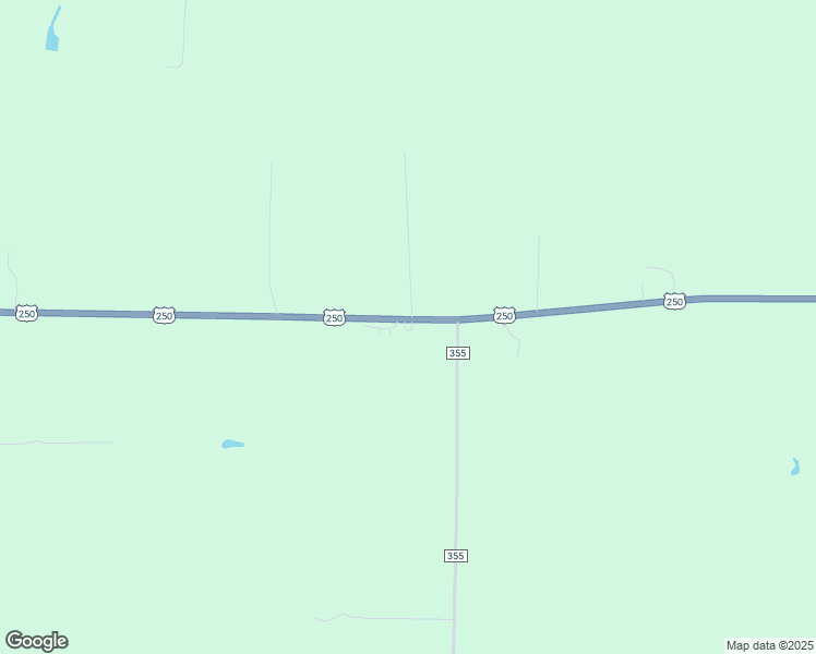 map of restaurants, bars, coffee shops, grocery stores, and more near 363 U.S. 250 in Ashland