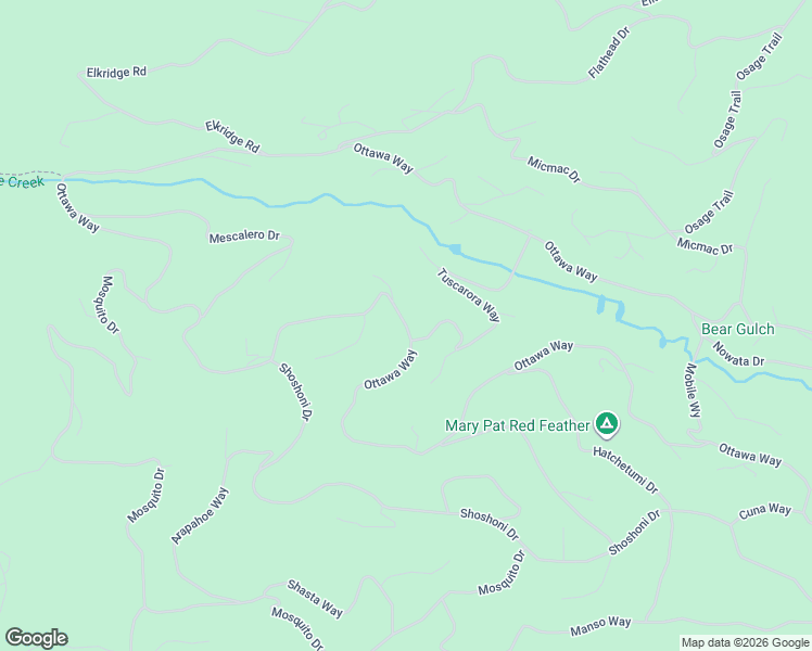 map of restaurants, bars, coffee shops, grocery stores, and more near 2620 Ottawa Way in Red Feather Lakes