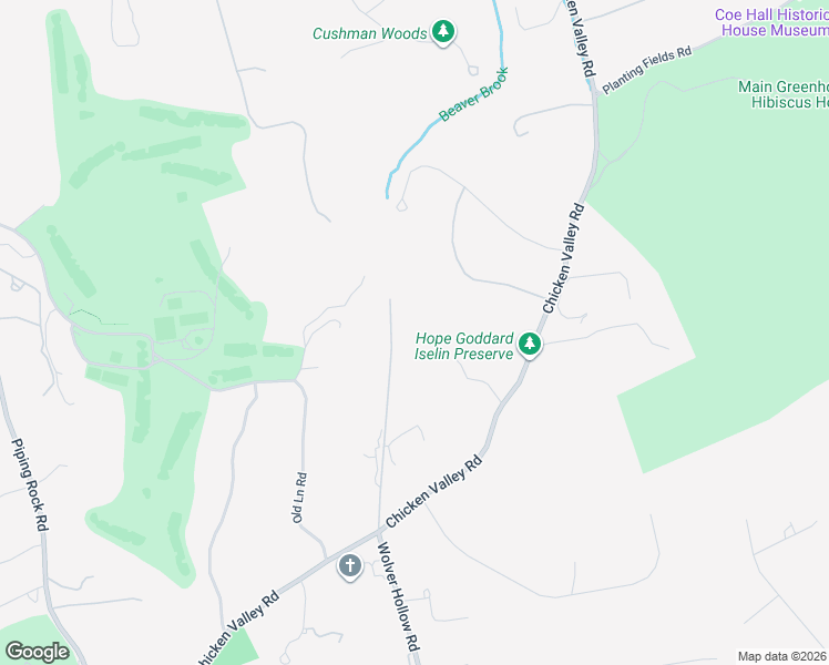 map of restaurants, bars, coffee shops, grocery stores, and more near 1-99 Thorne Lane in Locust Valley