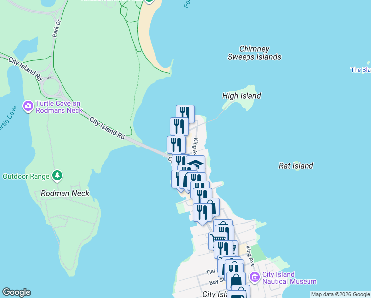 map of restaurants, bars, coffee shops, grocery stores, and more near 699 Bridge Street in The Bronx