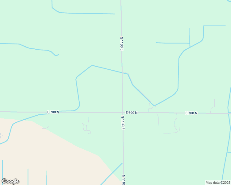 map of restaurants, bars, coffee shops, grocery stores, and more near 7276 North 1100 East in Idaville