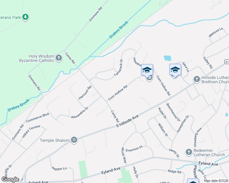 map of restaurants, bars, coffee shops, grocery stores, and more near 37 Tamarack Drive in Roxbury Township