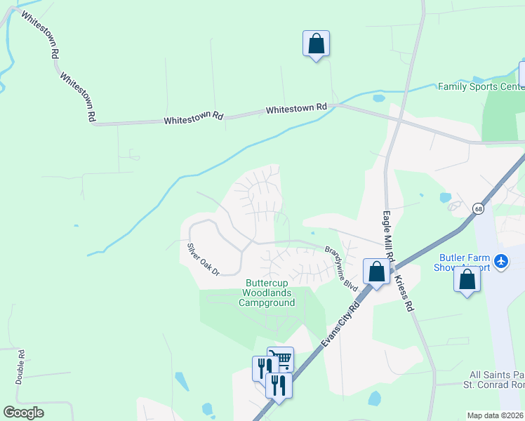 map of restaurants, bars, coffee shops, grocery stores, and more near 2003 Sonoma Valley Drive in Renfrew