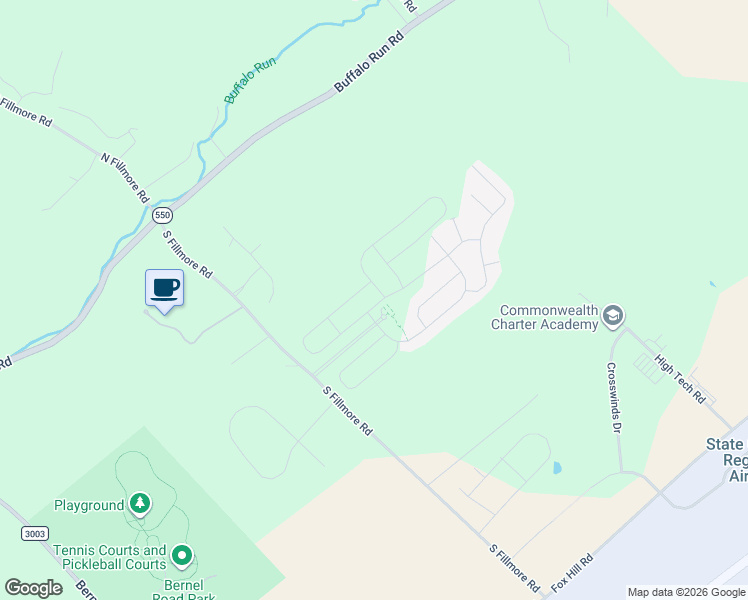 map of restaurants, bars, coffee shops, grocery stores, and more near 406 Fawn Valley Road in State College