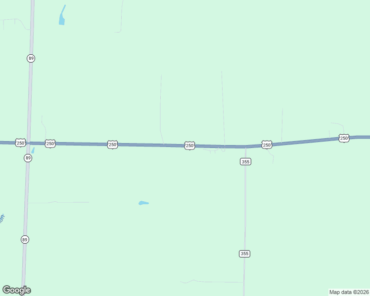 map of restaurants, bars, coffee shops, grocery stores, and more near 362 U.S. 250 in Ashland