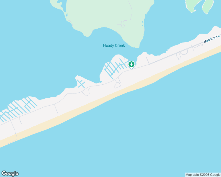 map of restaurants, bars, coffee shops, grocery stores, and more near 1009 Meadow Lane in Southampton