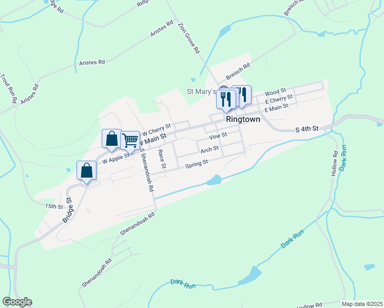 226 Arch Street, Ringtown PA Walk Score