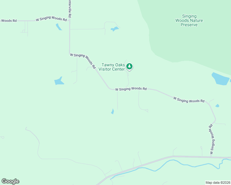 map of restaurants, bars, coffee shops, grocery stores, and more near 822 West Singing Woods Road in Edelstein