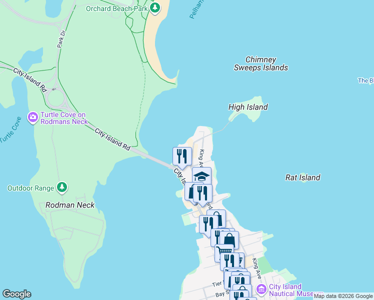 map of restaurants, bars, coffee shops, grocery stores, and more near 699 Bridge Street in The Bronx