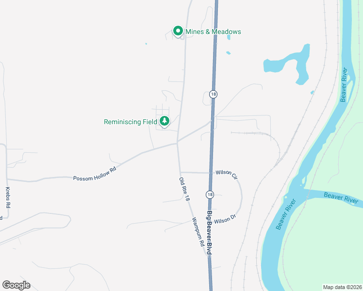 map of restaurants, bars, coffee shops, grocery stores, and more near 936 Possum Hollow Road in Wampum