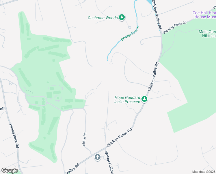 map of restaurants, bars, coffee shops, grocery stores, and more near 1 Thorne Lane in Locust Valley