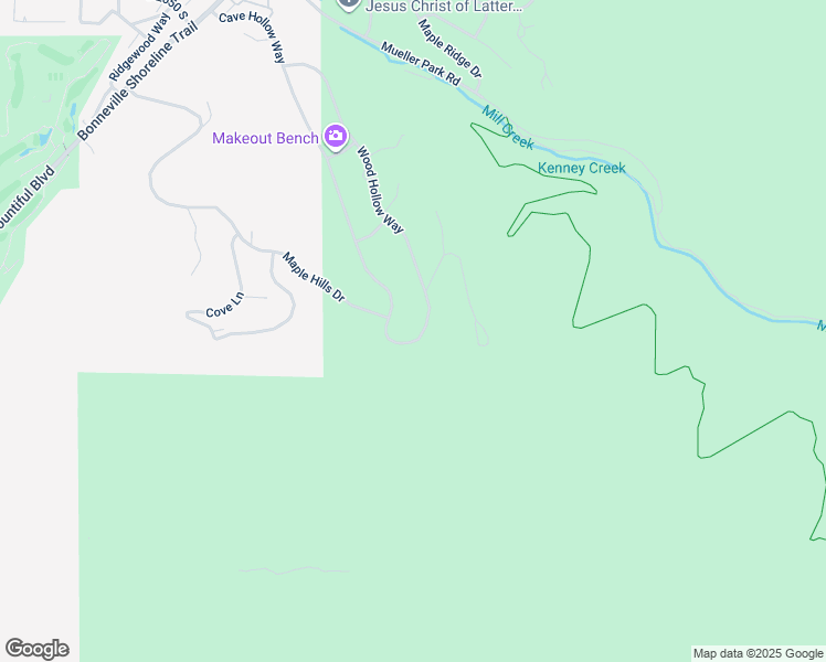 map of restaurants, bars, coffee shops, grocery stores, and more near 2982 Wood Hollow Way in Bountiful