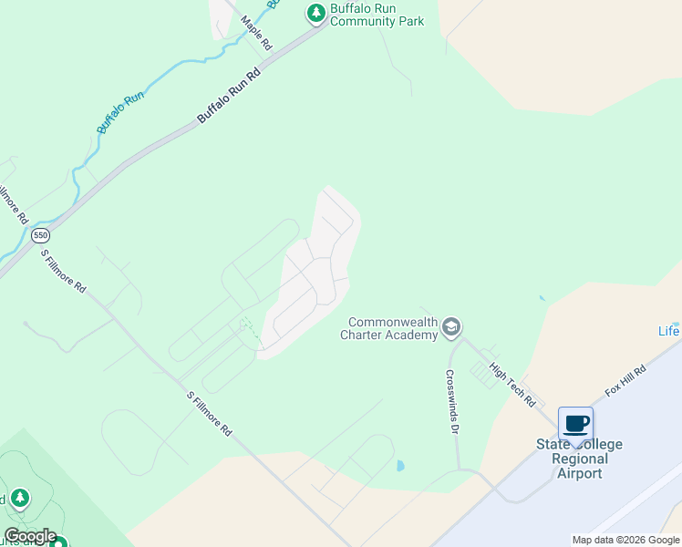 map of restaurants, bars, coffee shops, grocery stores, and more near 119 Abercorn Street in State College