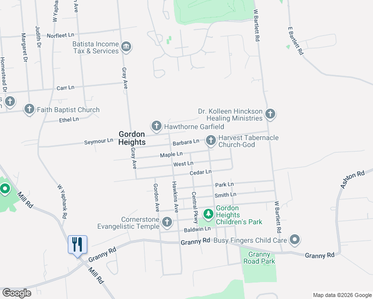 map of restaurants, bars, coffee shops, grocery stores, and more near 37 Barbara Lane in Medford