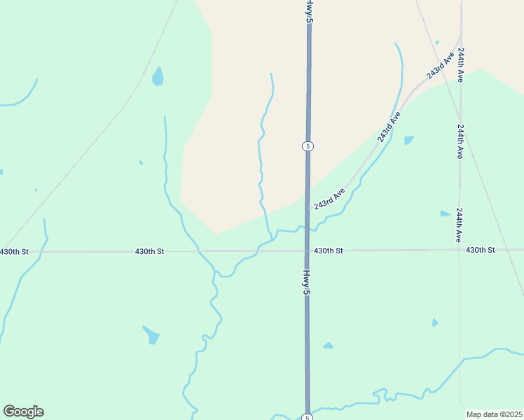 map of restaurants, bars, coffee shops, grocery stores, and more near 23774 430th Street in Moravia