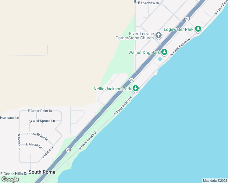 map of restaurants, bars, coffee shops, grocery stores, and more near 13947 North Edgewater Drive in Chillicothe
