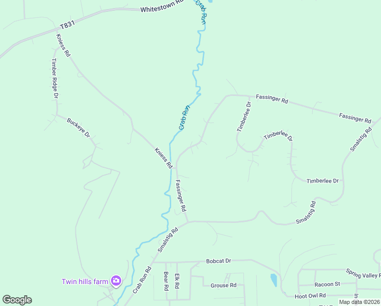 map of restaurants, bars, coffee shops, grocery stores, and more near 322 Fassinger Road in Evans City
