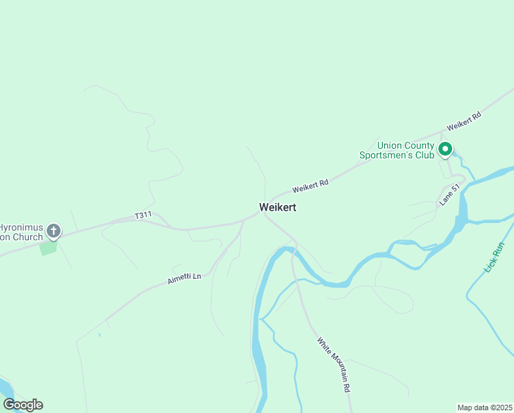 map of restaurants, bars, coffee shops, grocery stores, and more near 5570 Weikert Road in Millmont